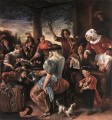 Eine fröhliche Party holländischen Genre Malers Jan Steen